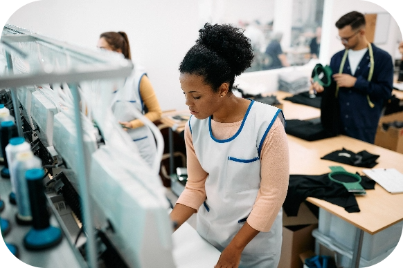 working-at-embroidery